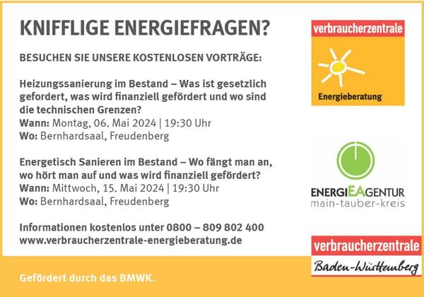 Energie im Fokus - Informationsabende in Freudenberg