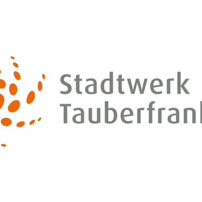 Das Bild zeigt das Label der Stadtwerke Tauberfranken.