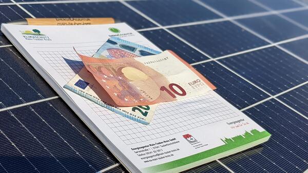 PV-Modul und Geld