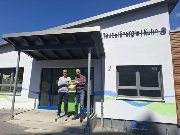 Das Bild zeigt die Gastgeber Andreas und Karl Kuhn, die zum Infoabend der LAG Badisch-Franken und Hohenlohe Tauber einladen.