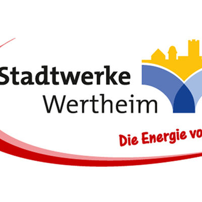 Das Bild zeigt das Label der Stadtwerke Wertheim.